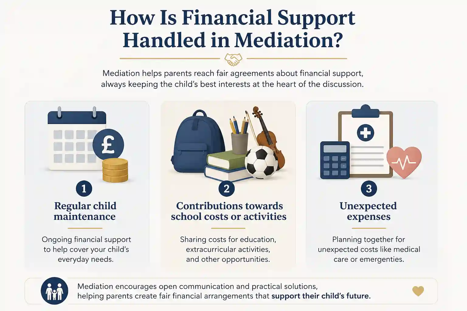 How Is Financial Support Handled in Mediation Port Talbot