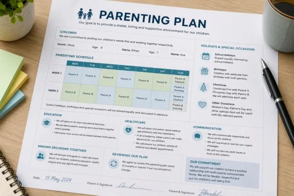 Understand parenting plans Port Talbot